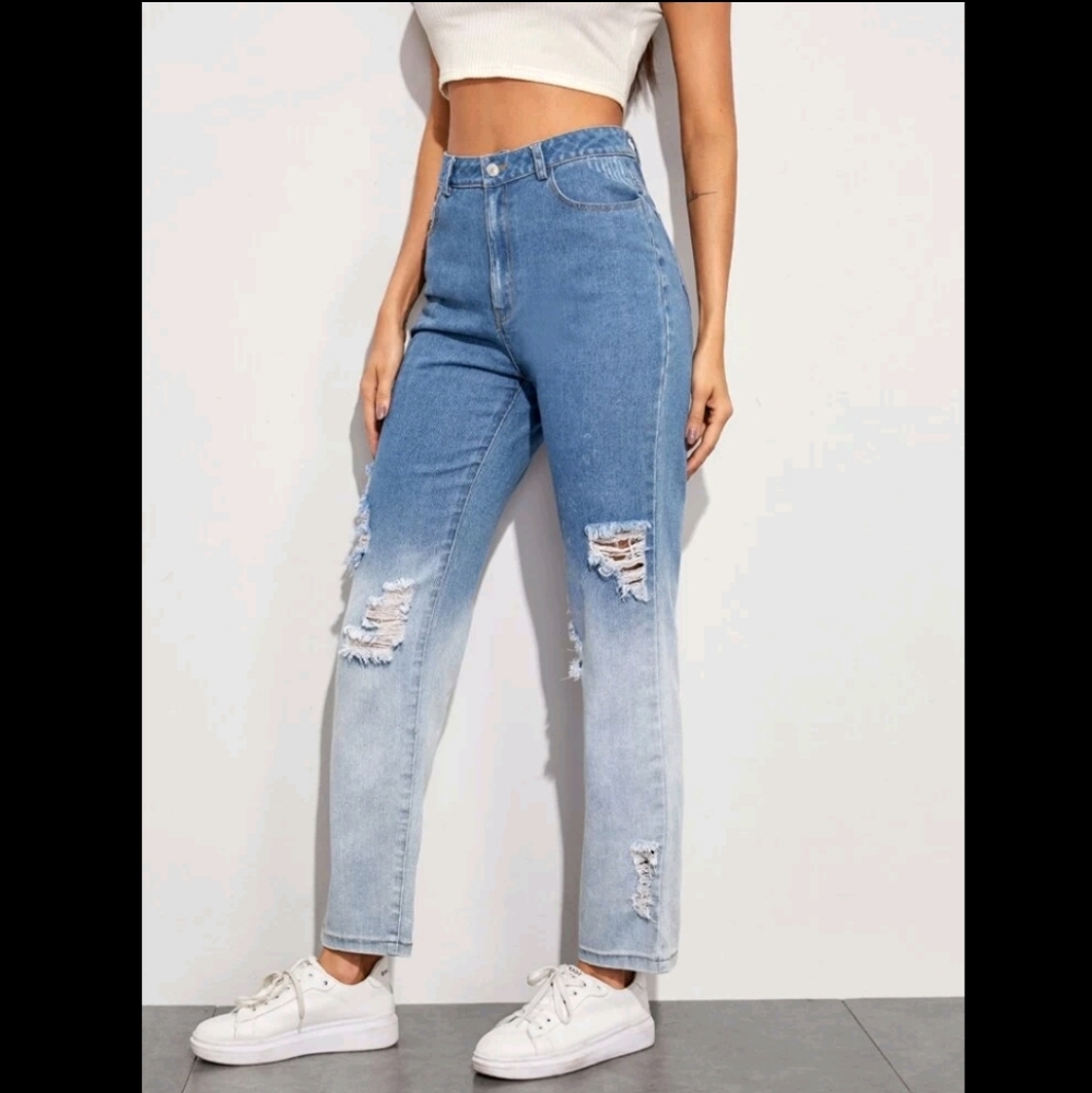 Mom Jeans - Two tones - Picture 6 of 8